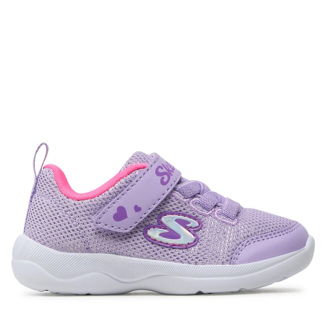 Sneakersy Skechers Easy Peasy 302885N/LVPK Fioletowy - dziewczęce