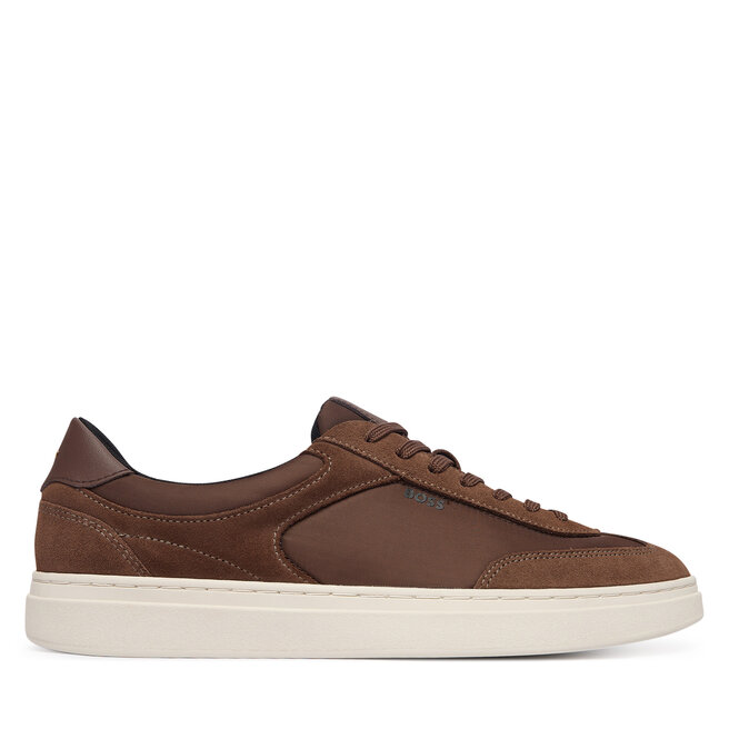 Sneakersy BOSS Kieran 50567947 Brązowy - męskie
