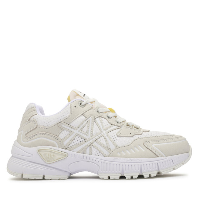 Sneakersy Armani Exchange XUX188 XV775 T063 Écru - męskie