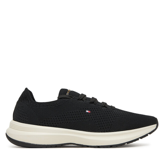 Sneakersy Tommy Hilfiger FW0FW08813 Czarny - kobiece
