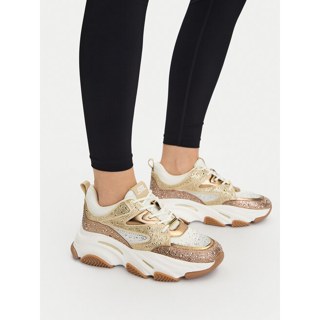 Sneakersy Steve Madden Privy 11004670 Złoty - kobiece