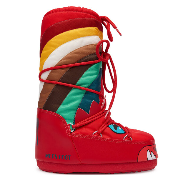 Śniegowce Moon Boot 80D3400320 Czerwony - dziewczęce