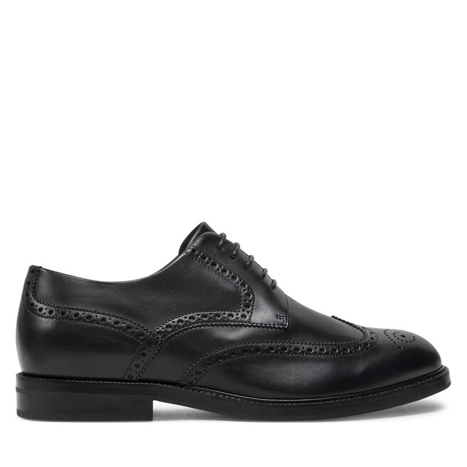 Półbuty Boss Dressletic Derb bubr 50521227 Czarny - męskie
