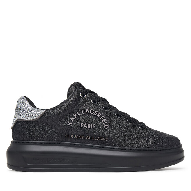 Sneakersy KARL LAGERFELD Kapri Maison KL62539G Czarny - kobiece