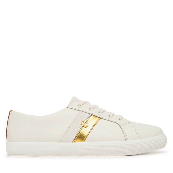 Sneakersy LAUREN RALPH LAUREN Janson II 802P02521002 Biały - kobiece
