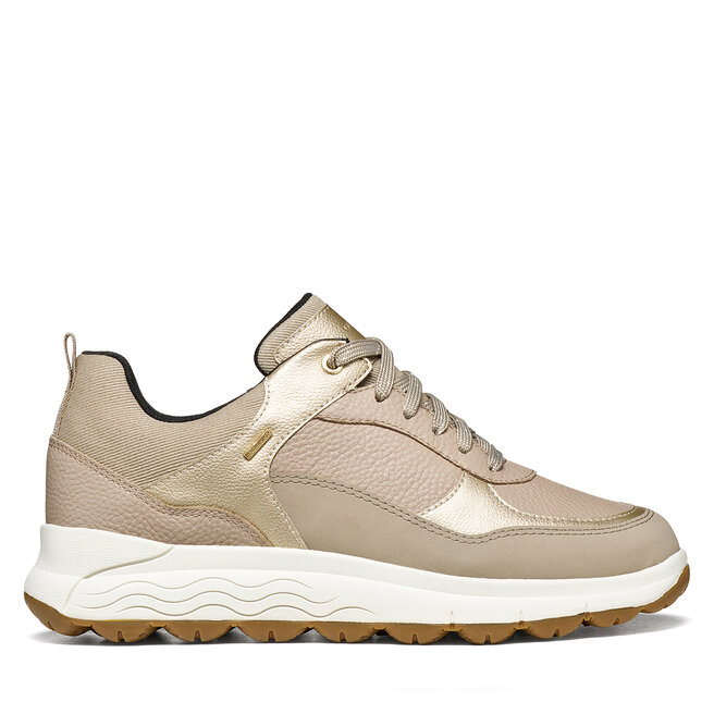 Sneakersy Geox D Spherica 4X4 B Abx D3626D 046NF C5379 Beżowy - kobiece
