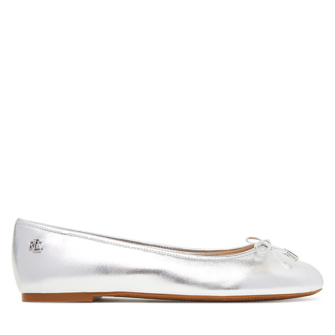 Baleriny LAUREN RALPH LAUREN Jayna 802978836001 Srebrny -