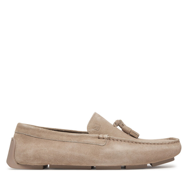 Mokasyny Calvin Klein Driver Tassels Su HM0HM02028 Beżowy -