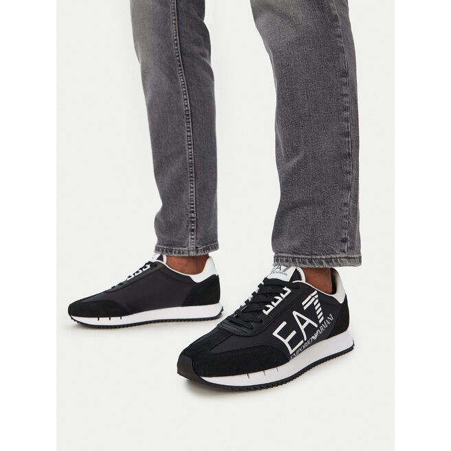 Sneakersy EA7 Emporio Armani 7X000541 AF18609 MZ175 Czarny - męskie