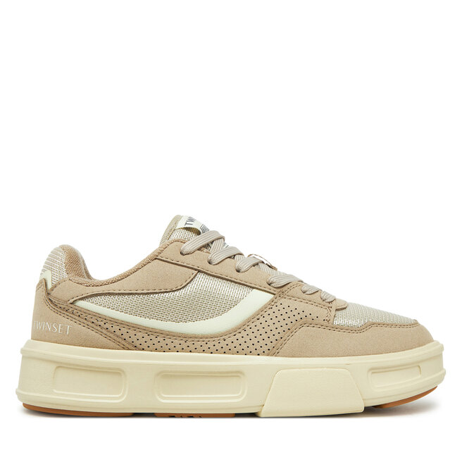 Sneakersy TWINSET 251TCP034 Beżowy - kobiece