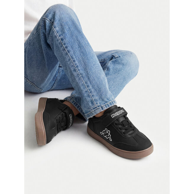 Sneakersy Kappa CEO-NF214809(CH) Czarny - chłopięce