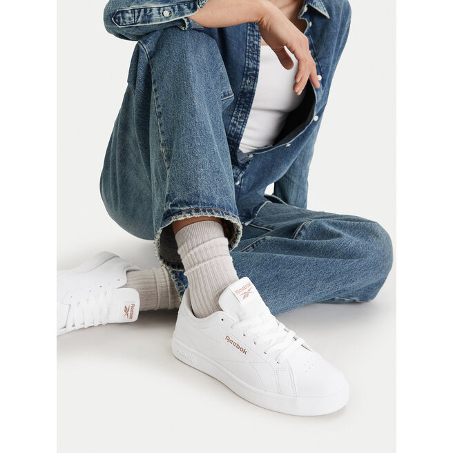 Sneakersy Reebok C-COURT CLEAN 100074383 Biały - kobiece