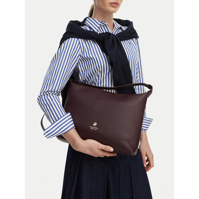 Torebka Beverly Hills Polo Club CEO-BHPC-L-005-10 Bordowy -