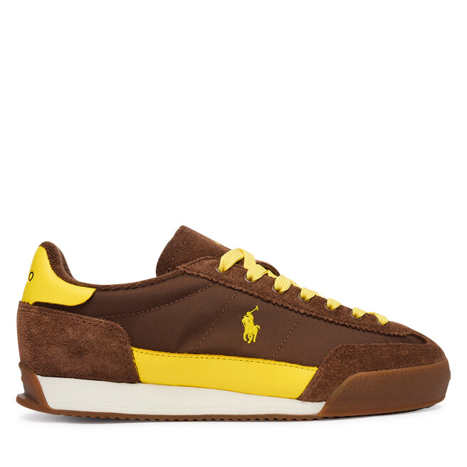 Sneakersy Polo Ralph Lauren 804P15632002 Brązowy - kobiece