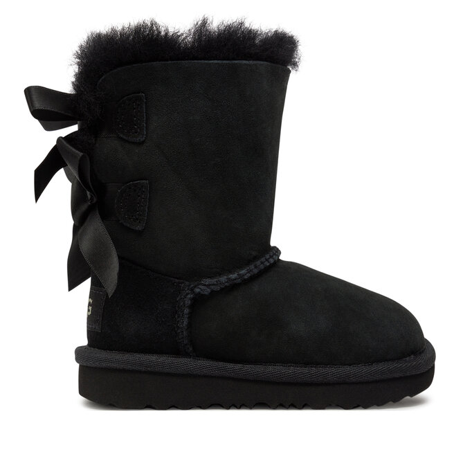 Śniegowce Ugg T Bailey Bow II 1017394T Czarny - dziewczęce