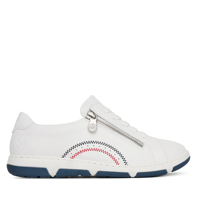 Sneakersy Rieker 42424-80 Biały - kobiece
