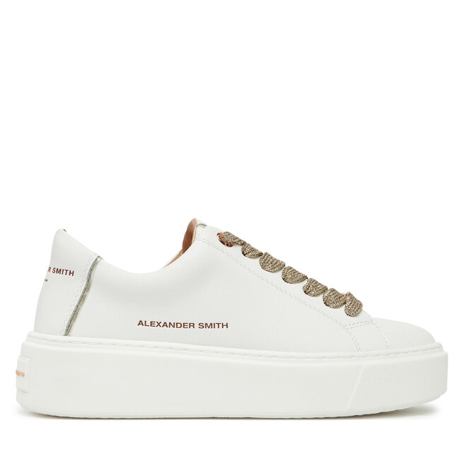 Sneakersy Alexander Smith London High ALBBLHW 8405 Biały - kobiece
