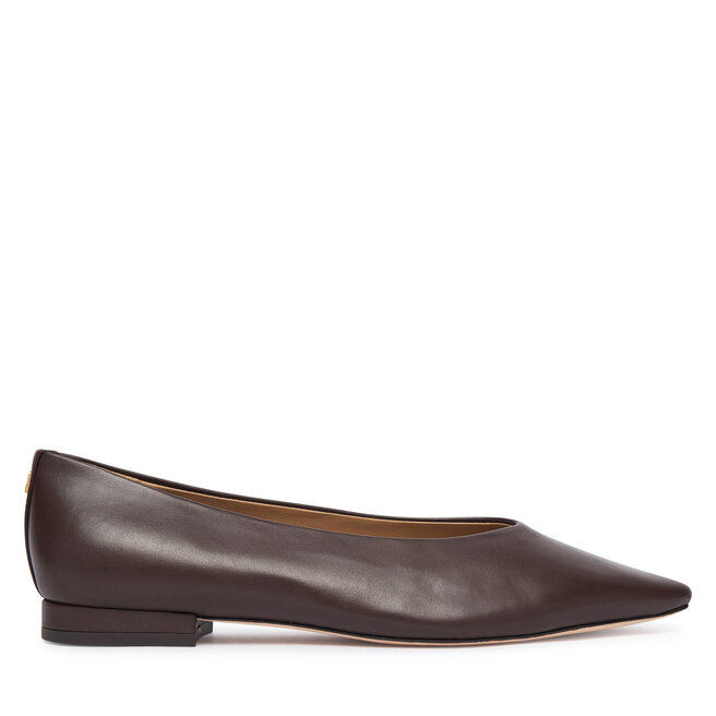 Baleriny LAUREN RALPH LAUREN Audri 802P18411005 Brązowy ciemny -