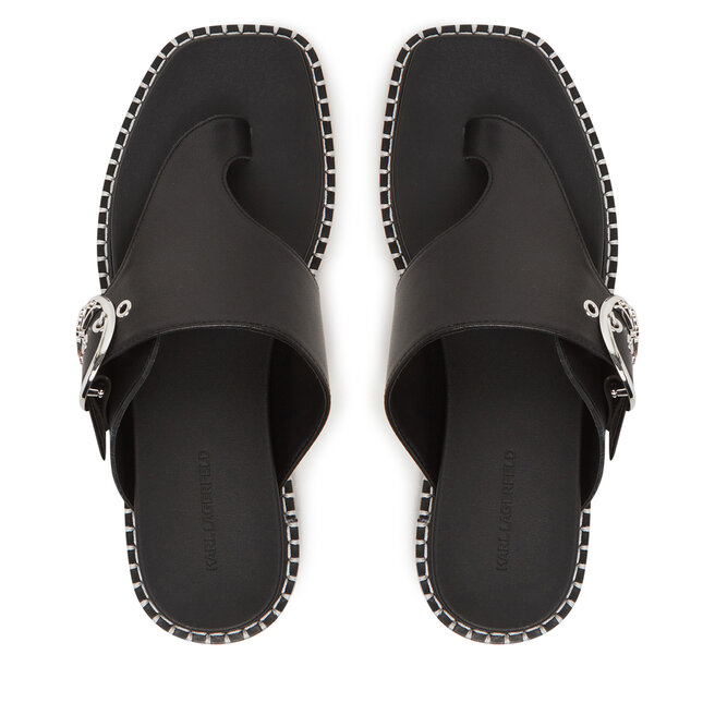 Japonki KARL LAGERFELD Kleo KL81325 Czarny -