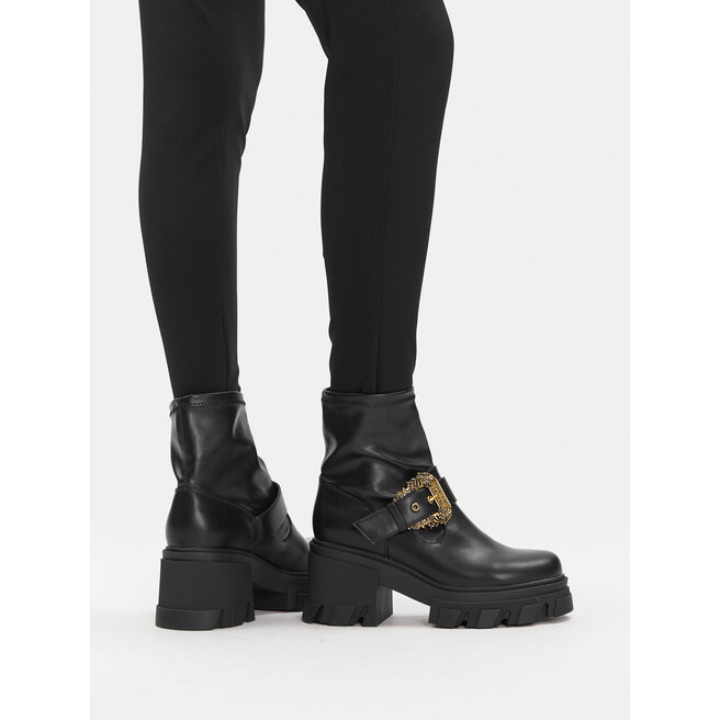 Botki Versace Jeans Couture 79VA3S80 Czarny - kobiece