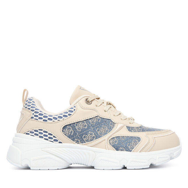Sneakersy Guess FLTIDY ELE12 Beżowy - kobiece