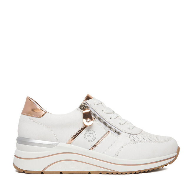 Sneakersy Remonte D0T04-80 Biały - kobiece