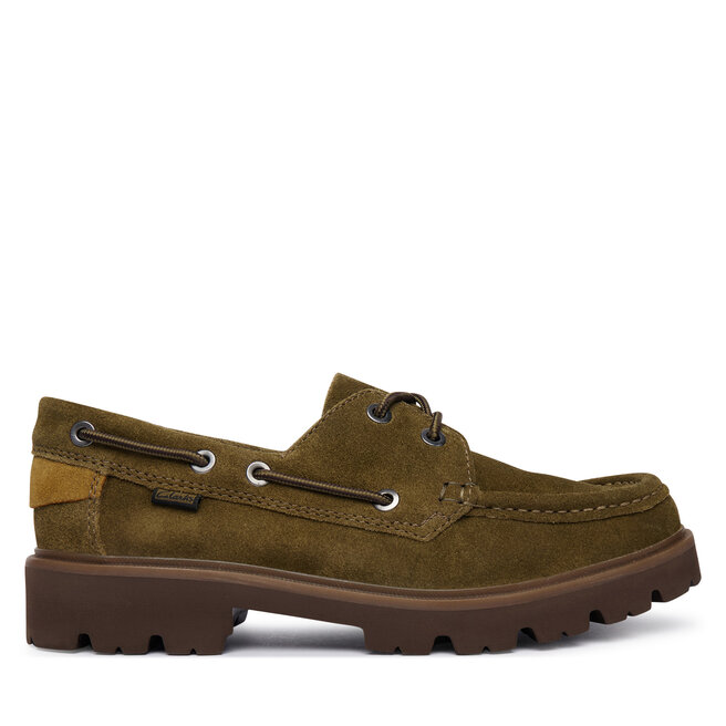 Półbuty Clarks Cleyhill Boat 26327952 Zielony - męskie