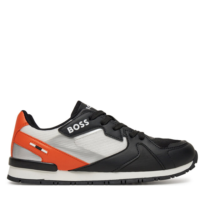Sneakersy BOSS J51646 S Czarny - chłopięce