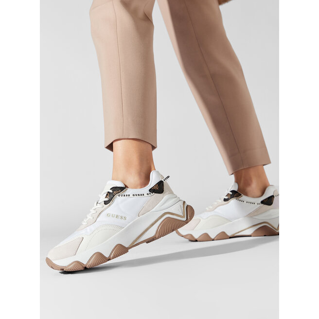 Sneakersy Guess Micola FL7MIC FAL12 Biały - kobiece