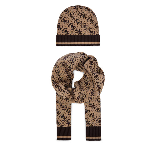 Zestaw Szalik i Czapka Guess GFBOXM P6102 Beżowy -