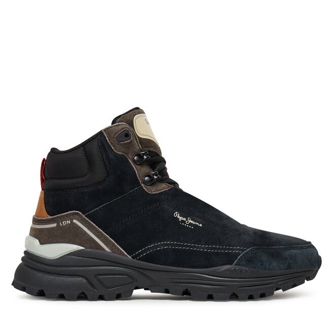 Sneakersy Pepe Jeans Darren Boot M PMS600011 Czarny - męskie