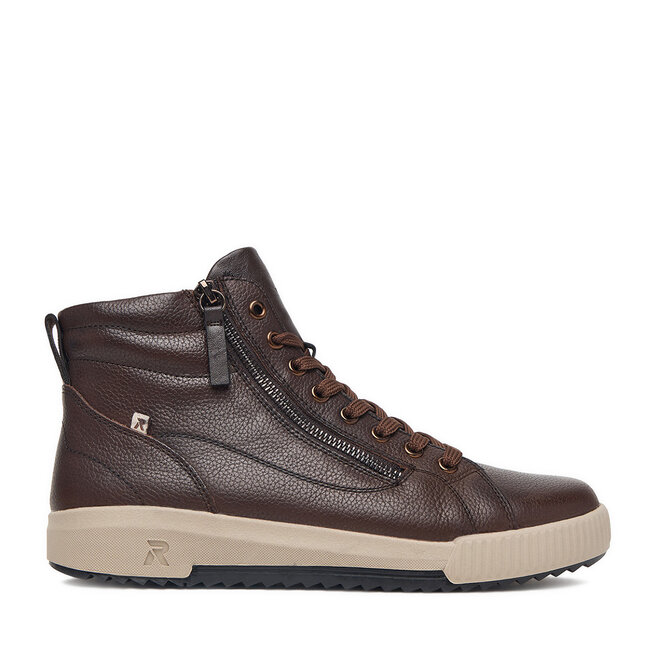 Sneakersy Rieker CEO-W0164-25 Brązowy ciemny - kobiece