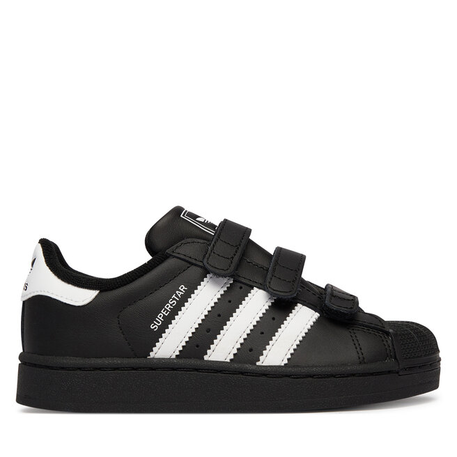 Sneakersy adidas Superstar II Cf C JI3989 Czarny - chłopięce