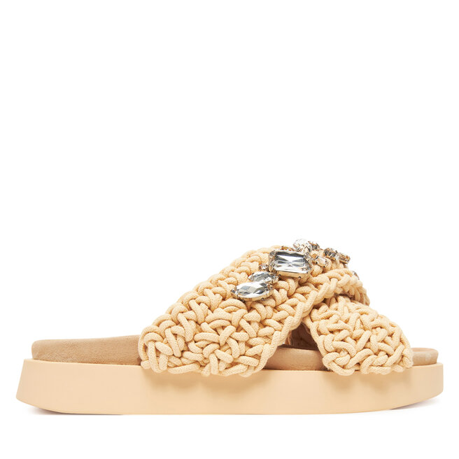 Klapki Inuikii Woven Stones 70104-106 Beżowy -