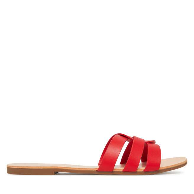 Klapki ONLY Shoes Onlfeli 4 15319426 Czerwony -