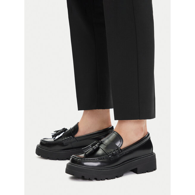 Loafersy Gino Rossi EO-HOX-12036 Czarny - kobiece