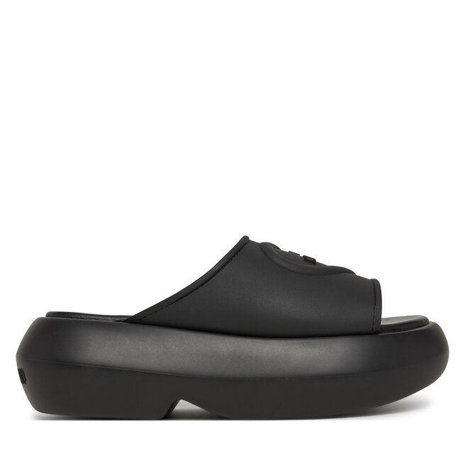 Klapki LOVE MOSCHINO JA28207I0MI40000 Czarny -