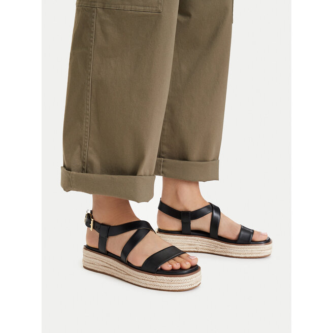 Espadryle MICHAEL Michael Kors Lynn 40S5LYFS1L Czarny - kobiece