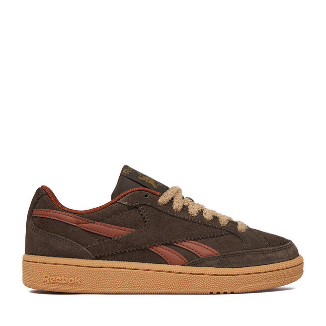 Sneakersy Reebok EO-CLUB C GROUNDS 70 100260679 Brązowy - kobiece