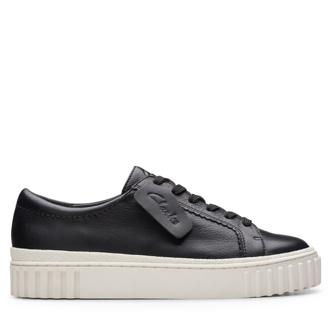 Sneakersy Clarks Mayhill Walk 26176436 Czarny - kobiece