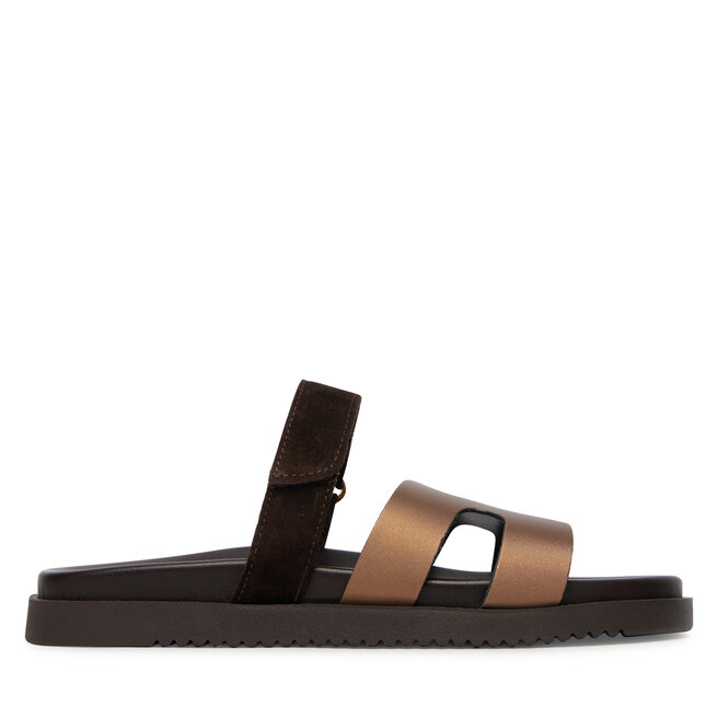 Klapki Steve Madden Missile-E 11003504 Brązowy -