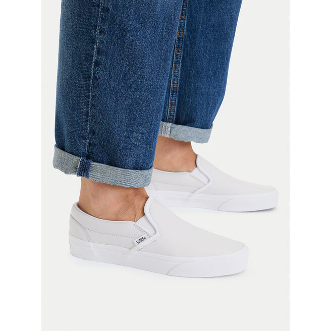Tenisówki Vans Classic Slip-On VN000EACBPC1 Biały - kobiece