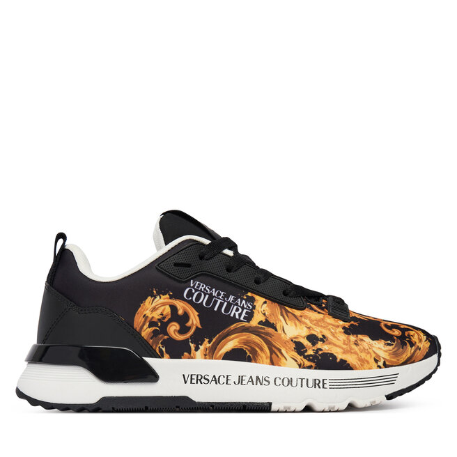 Sneakersy Versace Jeans Couture 80VA3SAA ZSE00 Czarny - kobiece
