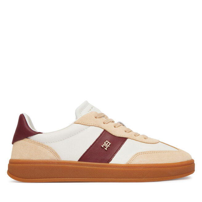 Sneakersy Tommy Hilfiger Premium Heritage FW0FW09497 Beżowy - kobiece