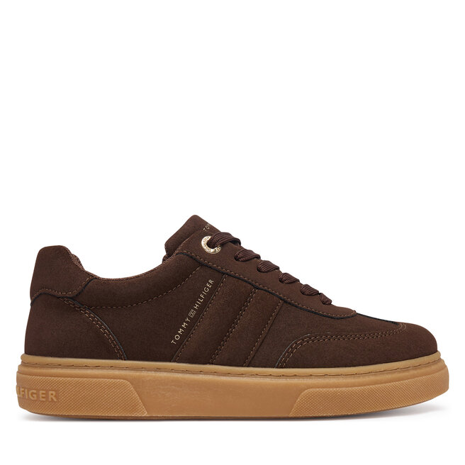 Sneakersy Tommy Hilfiger T3A9-35086-0315525 D Beżowy - dziewczęce