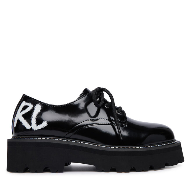 Półbuty KARL LAGERFELD KL43426 Czarny - kobiece