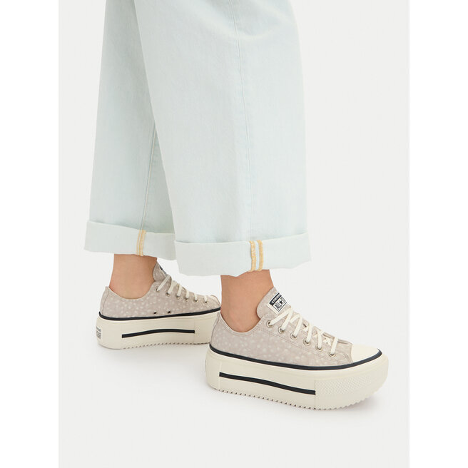 Trampki Converse Chuck Taylor All Star Lift Double Stack Platform Deer A17884C Beżowy - kobiece