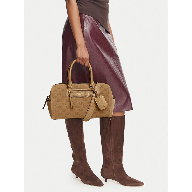 Torebka MICHAEL Michael Kors Jet Set Travel 30F6ATVS6S Khaki -
