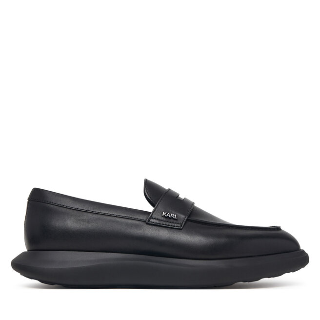 Loafersy KARL LAGERFELD KL12110 Czarny - męskie