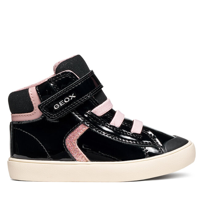 Sneakersy Geox B Gisli Girl B461MA 00254 C9289 M Czarny - dziewczęce